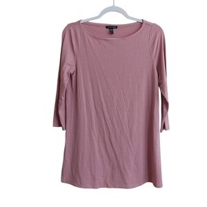 Eileen Fisher Long Sleeve Tencel Jersey Tunic- size XS